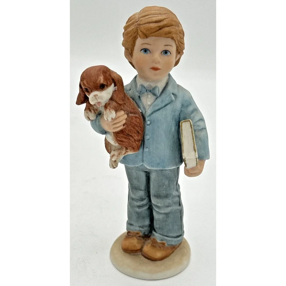 Enseco Treasured Memories Sunday Best Porcelain Figurine w/ Box SKU U217‎